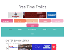 Tablet Screenshot of freetimefrolics.com